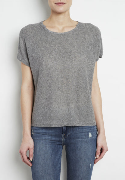 Linen Notch Neck Tee